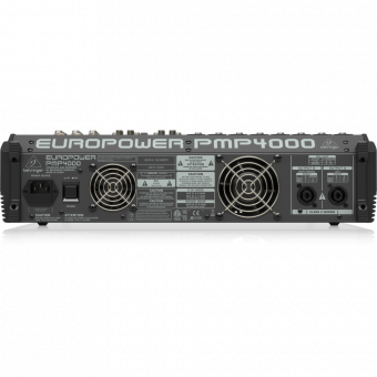 Behringer PMР4000, активный микшерный пульт, 8 mono, 4 stereo, проц. эфф., 2x600 Вт