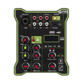 PS-SOUND AMX-5, пассивный микшерный пульт, 1 мик/моно, 2 стерео, USB, MP3, BT